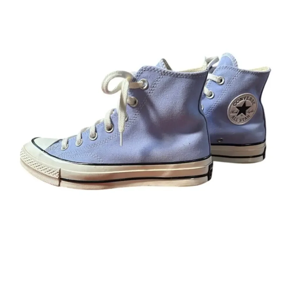 Chuck 70 converse high top canvas sneakers sky blue size men's 5 women's 7